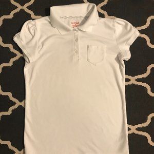 Girl's Cat & Jack Short Sleeve Uniform Polo